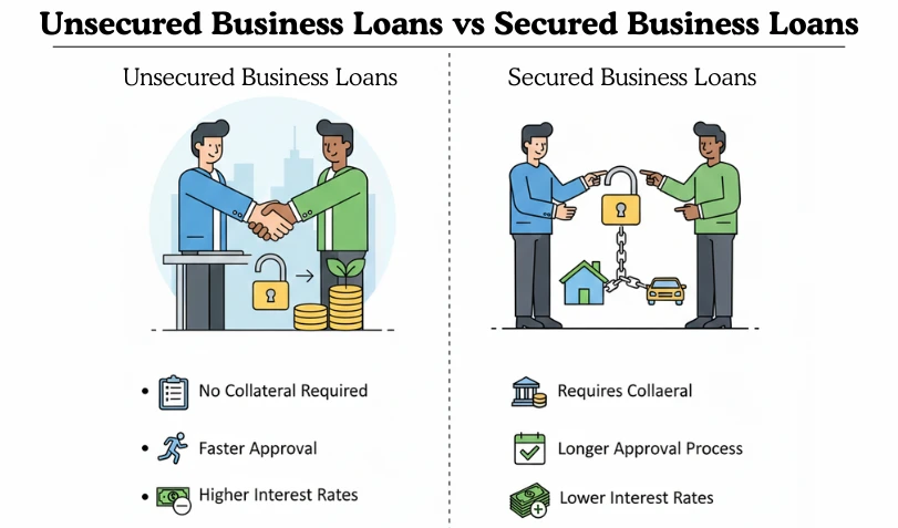 Unsecured Business Loans vs Secured Business Loans